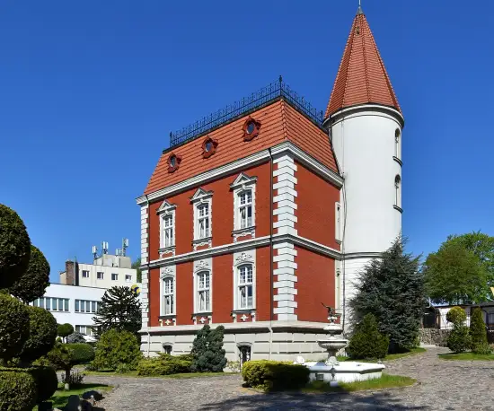 Ustka Willa z 1900 r. Źródło: Wikimedia Commons/ Henryk Bielamowicz