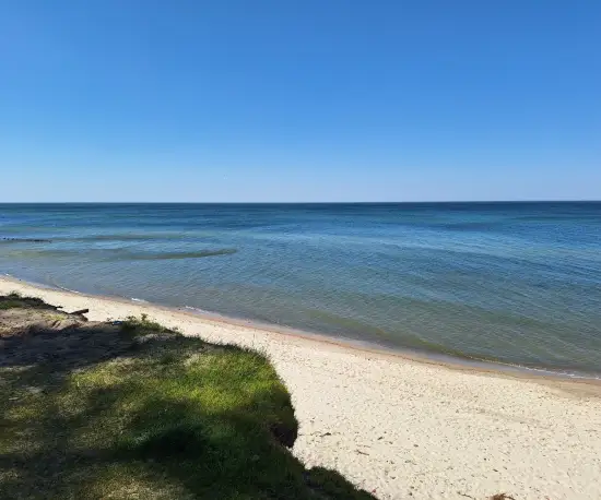 Plaża w okolicach Orzechowa